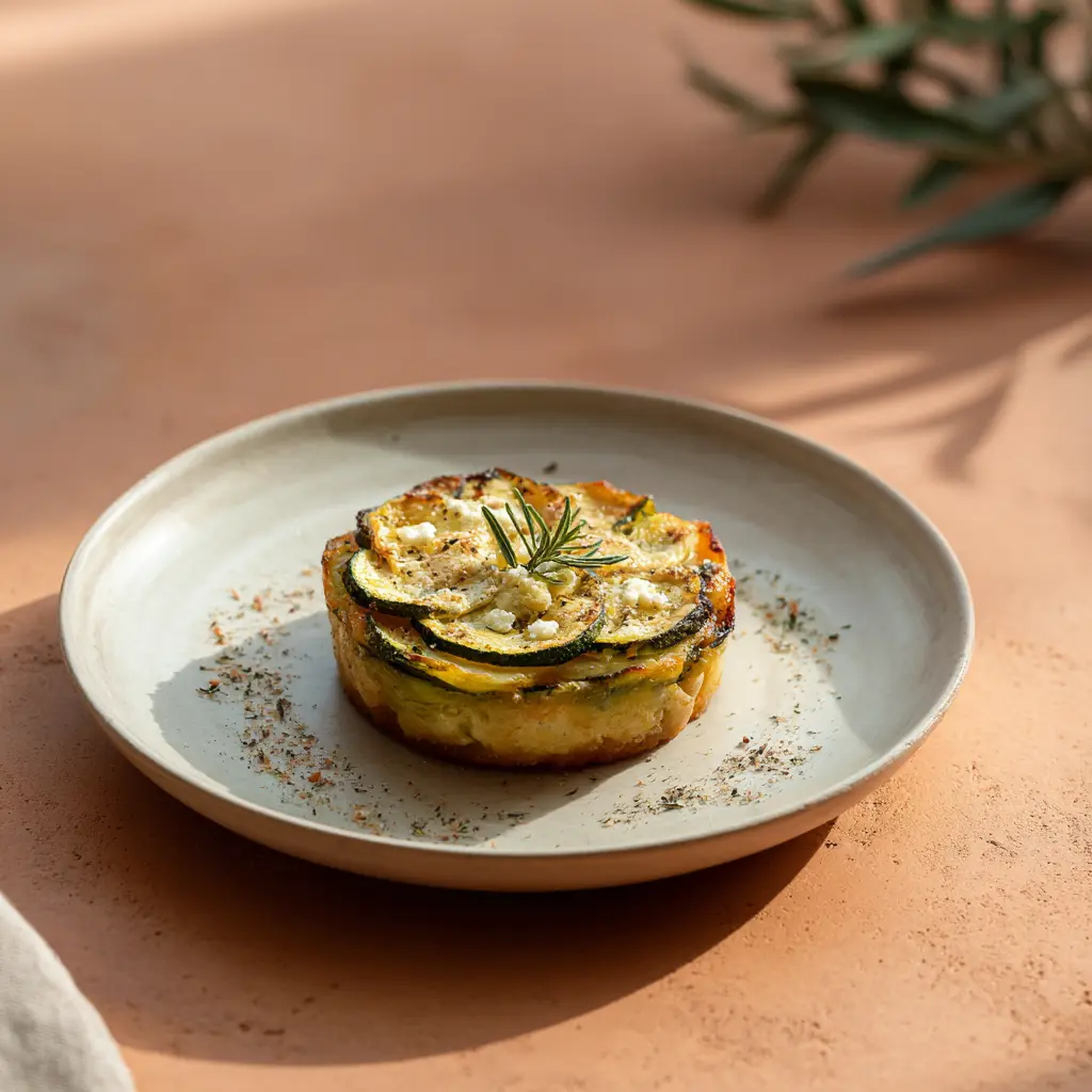 [4073] Clafoutis de courgettes et fromage de chèvre