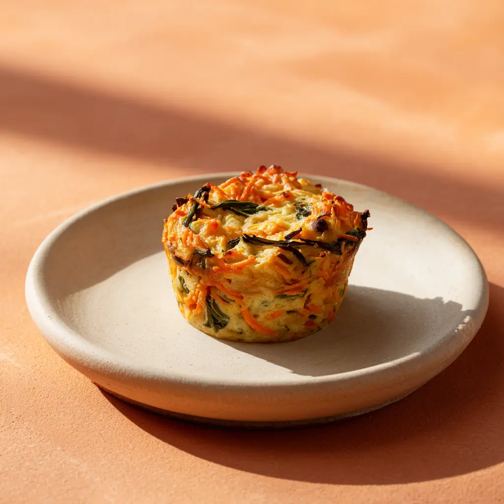 [3436] Muffin de carotte et blette sautées