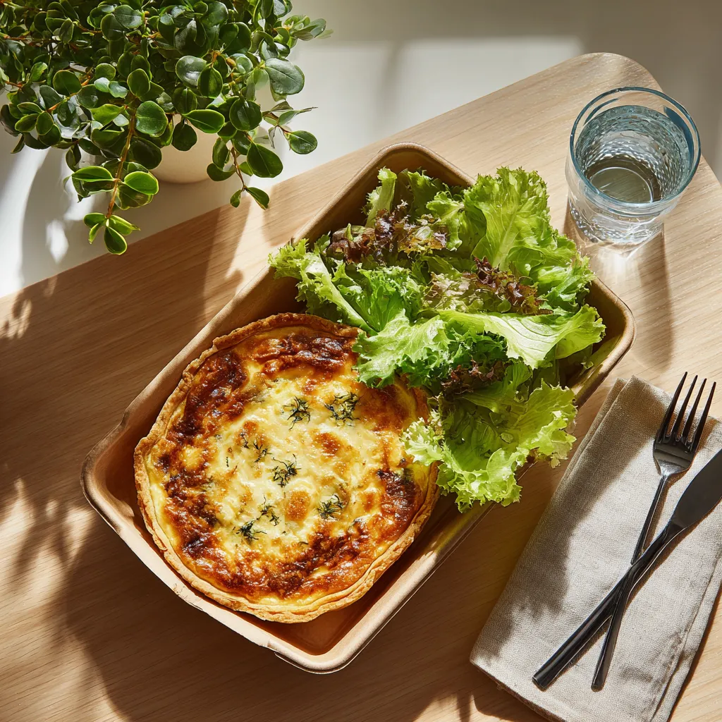 [7954] Quiche poireaux et emmental