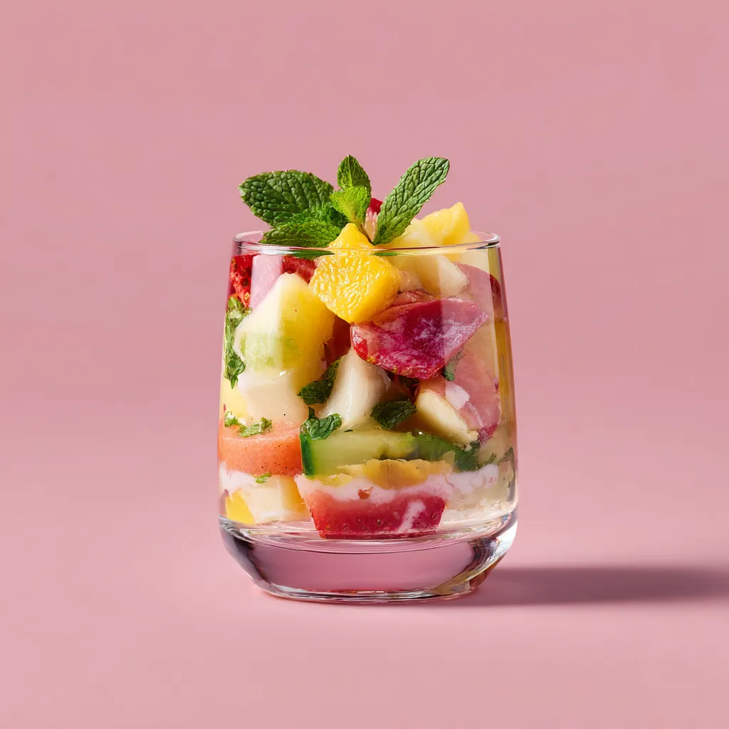 [4302] Salade de fruits frais à la menthe
