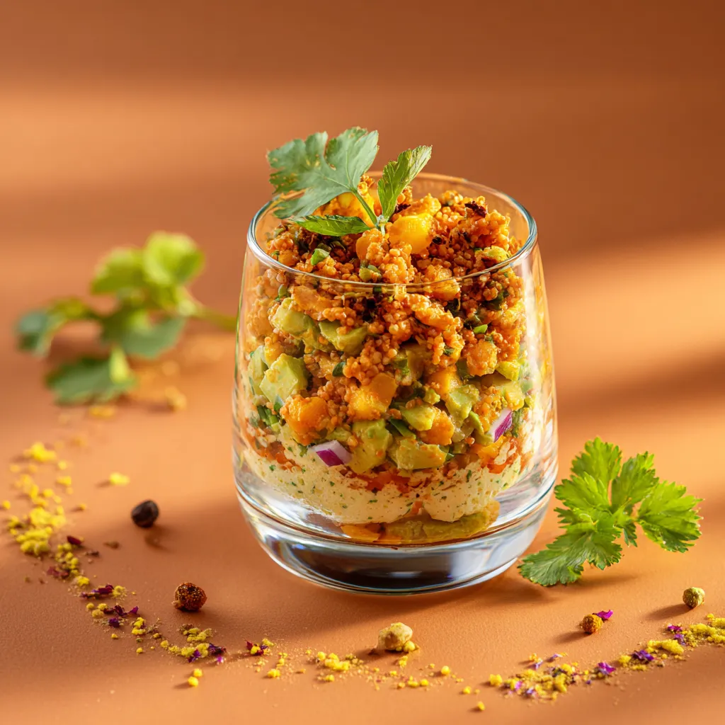 Taboulé Libanais végé (boulgour, tomate, oignon, citron et herbes fraiches)